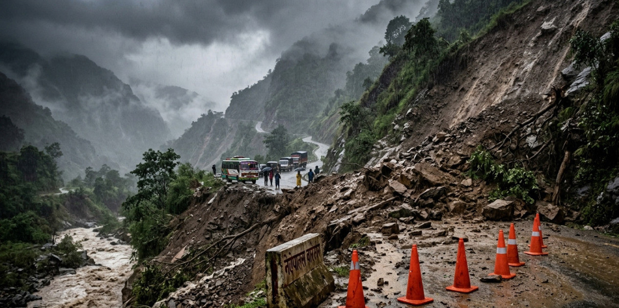 बाढीपहिरोका कारण गोरखा, काभ्रेपलाञ्चोक र सुर्खेतका विभिन्न सडक अवरुद्ध
