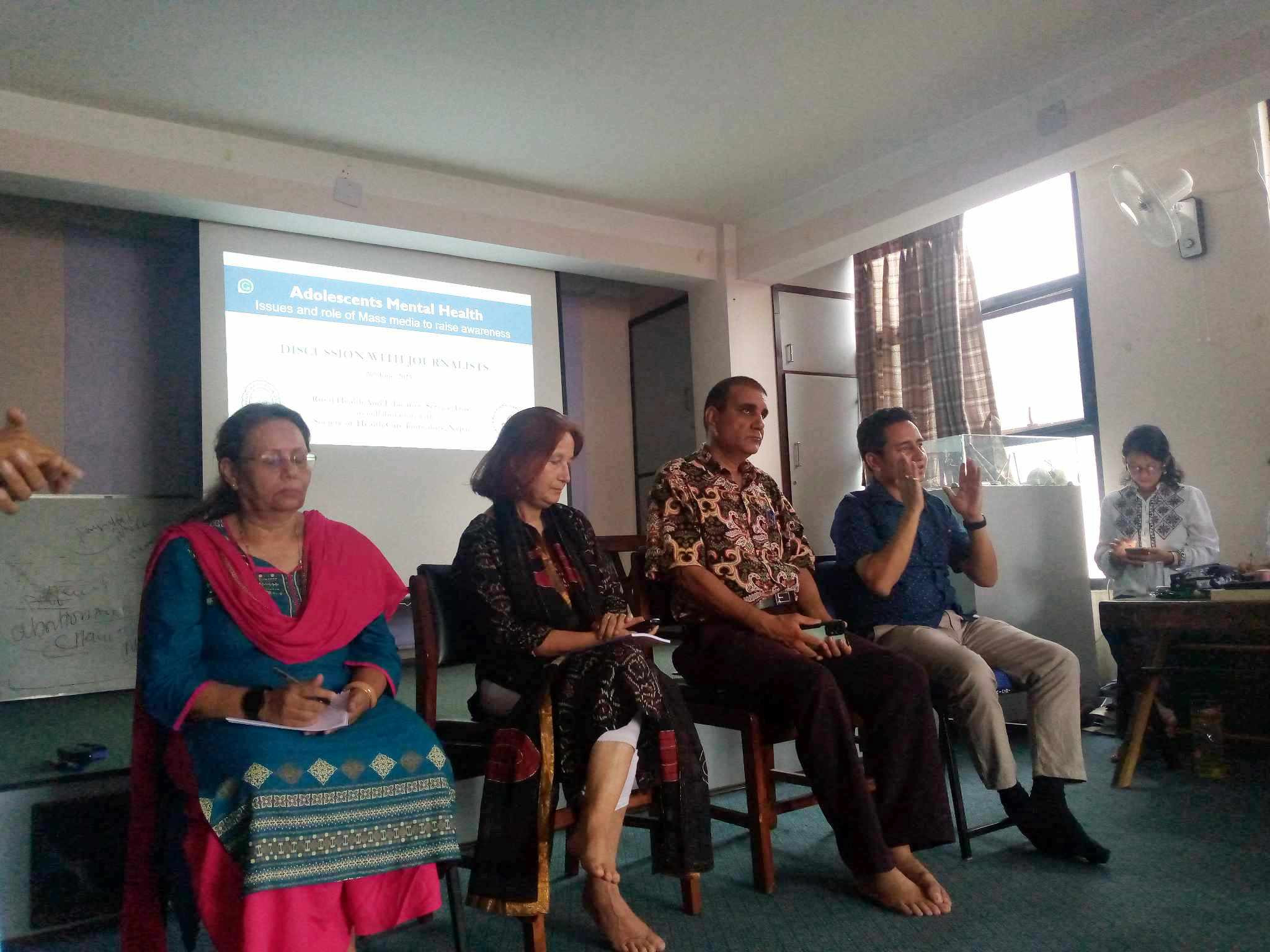मानसिक स्वास्थ्यका बिषयलाई मिडियाले महत्व दिनु पर्ने विज्ञको सुझाव