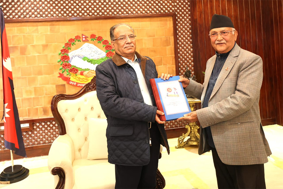 एमालेले प्रधानमन्त्रीलाई बुझायो ७५१ माग