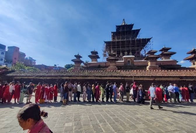 हनुमानढोका दरबार क्षेत्रभित्र रहेको तलेजु भवानीको मन्दिर मंगलबार सर्वसाधारणका लागि खुला