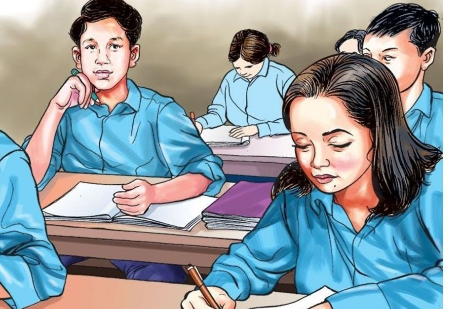 वागमती प्रदेशः एक लाखले एसइई परीक्षा दिँदै