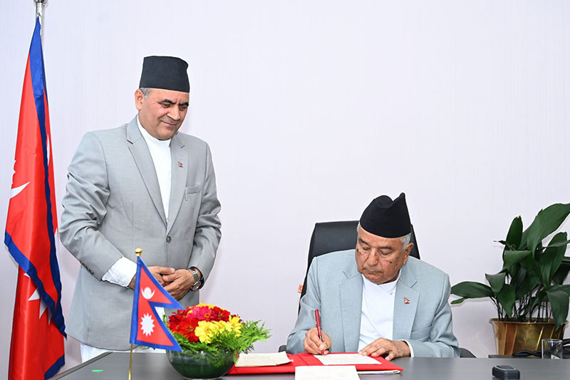 प्रतिनिधिसभा सदस्य निर्वाचन सम्बन्धि अध्यादेश २०८२, जारी