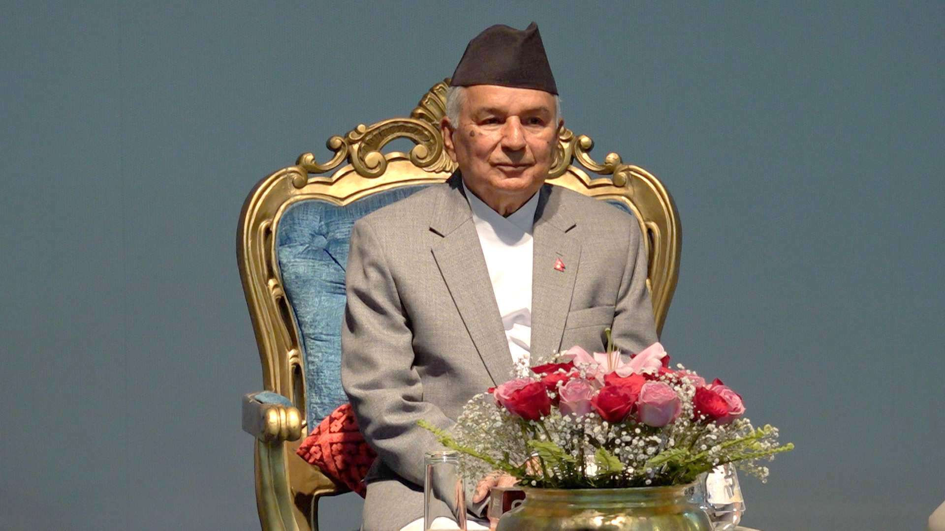 प्रेस तथा अभिव्यक्ति स्वतन्त्रता लोकतन्त्रको आधारस्तम्भ हो : राष्ट्रपति पौडेल