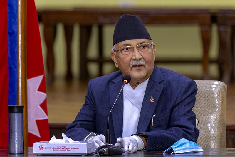 एमाले ‘समृद्ध नेपाल, सुखी नेपाली’को आकांक्षा पूरा गर्ने अभियानमा छ : ओली